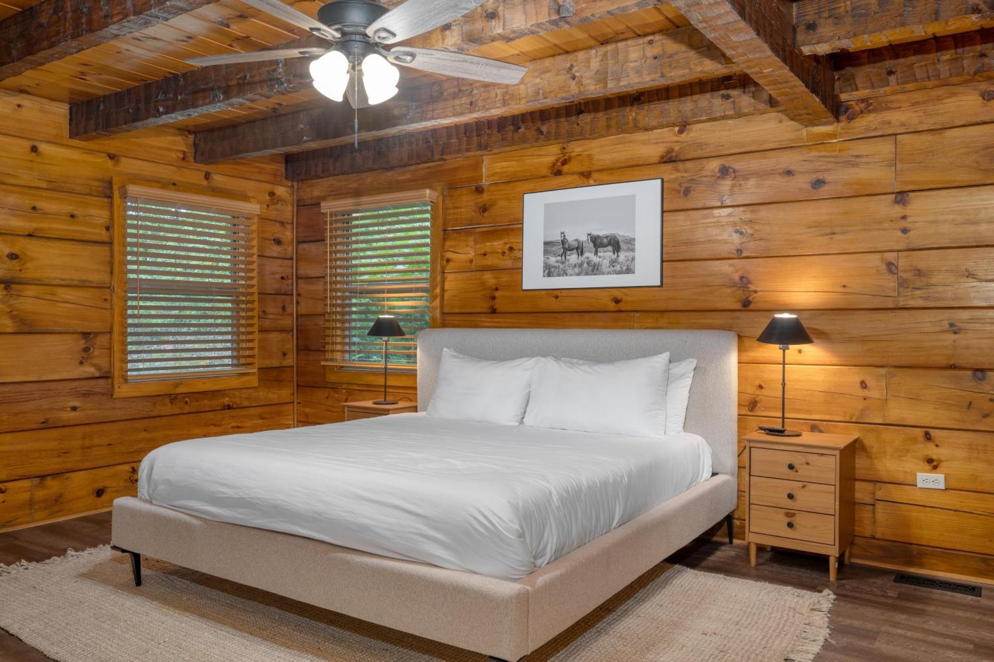 Dudley I By Avantstay Cosy Cabin W Hot Tub Incredible Views Pigeon Forge Bagian luar foto