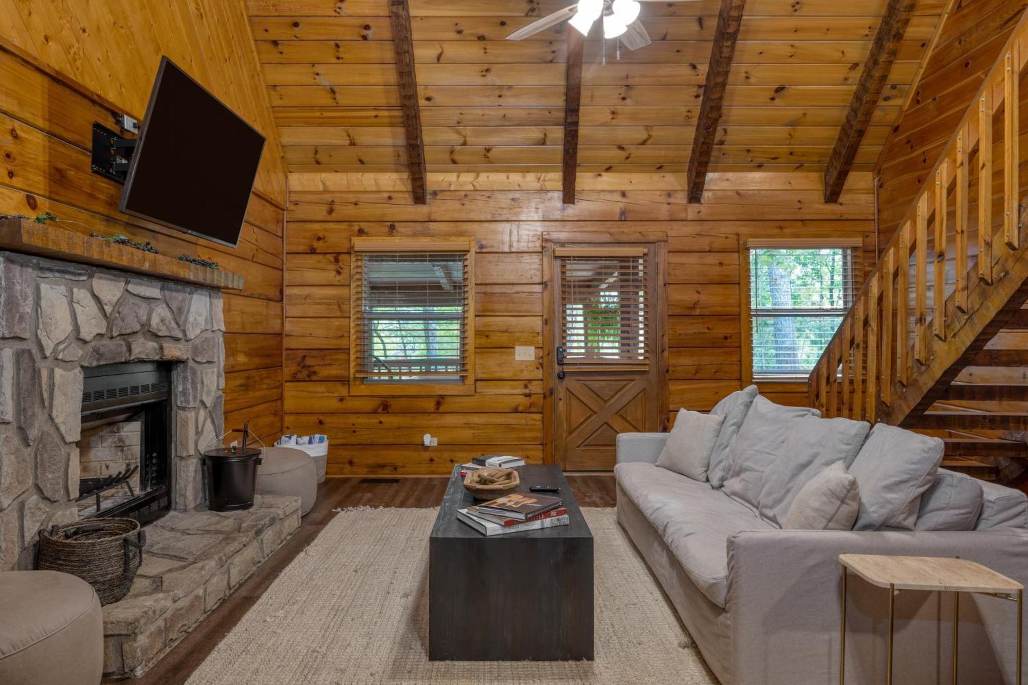 Dudley I By Avantstay Cosy Cabin W Hot Tub Incredible Views Pigeon Forge Bagian luar foto